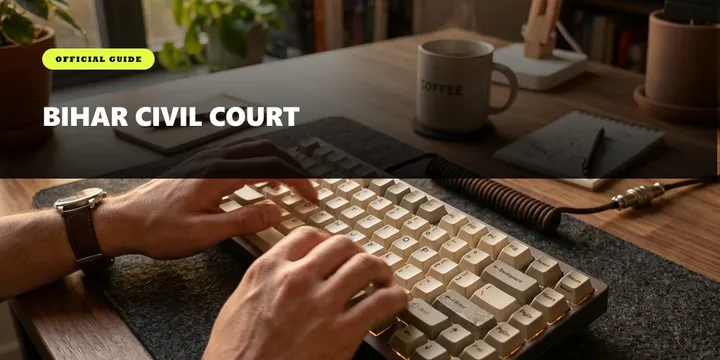 Bihar Civil Court Clerk typing test guidelines