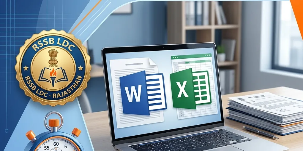 RSSB LDC efficiency test MS Word and Excel CPT rules and syllabus guide
