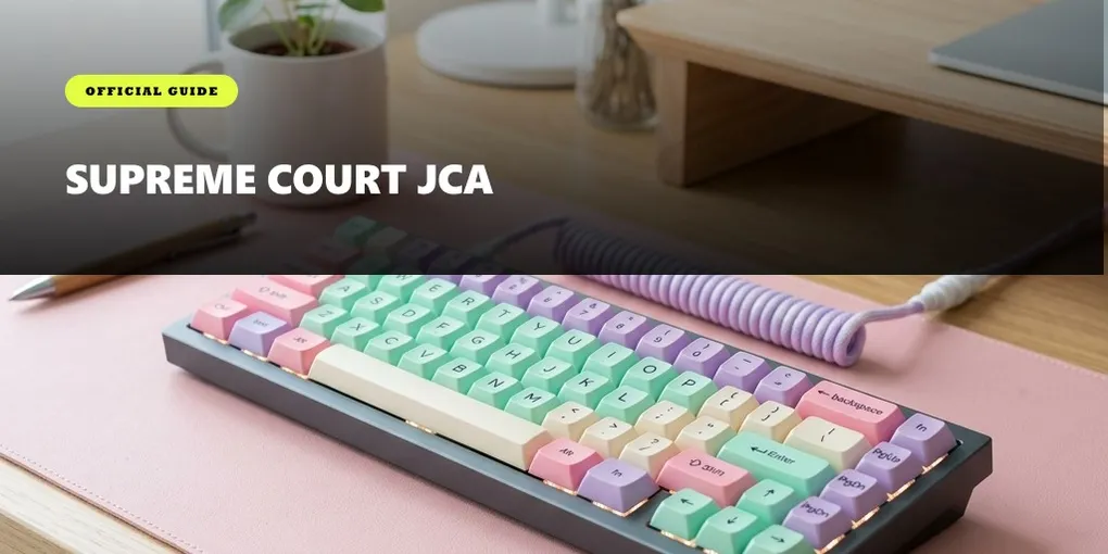Supreme Court Jca typing test rules and speed guide